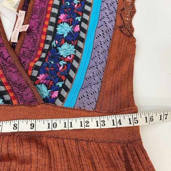 Cecilia Prado Knit Dress Large Multi-colored Retail $288 - Picture 7 of 10